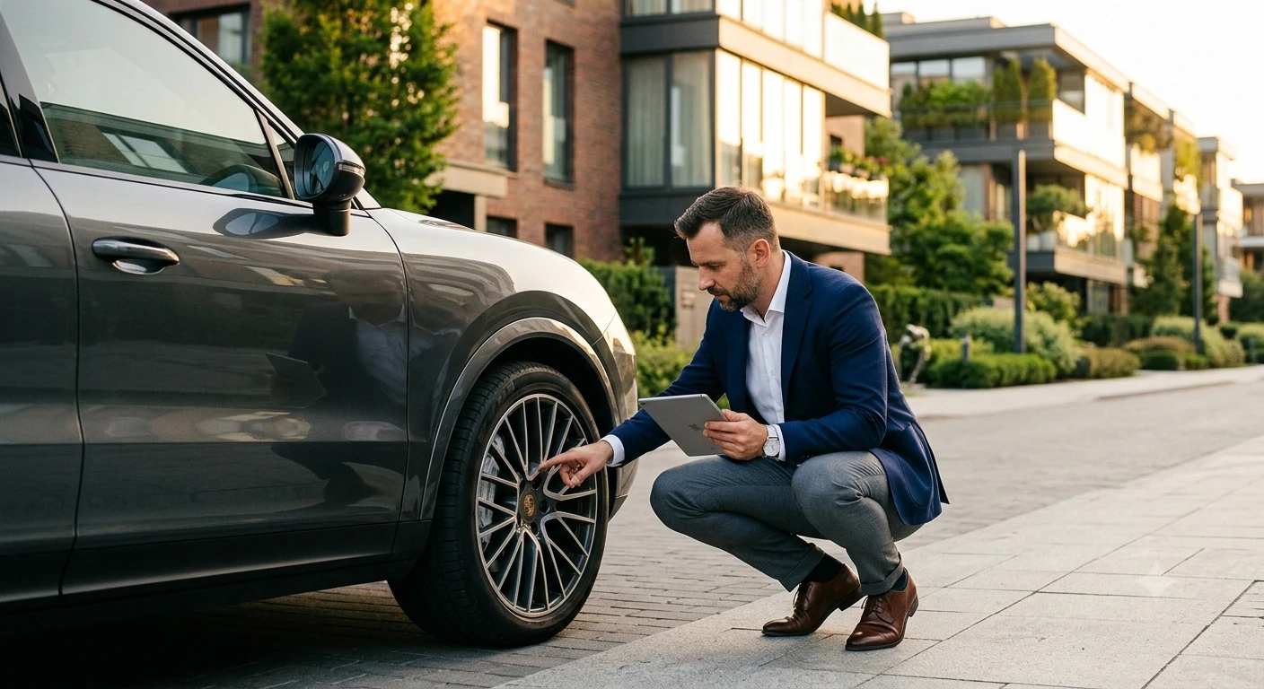 Ekspert Auto Skup Warszawa Wilanów ocenia drogi SUV przed natychmiastowym przelewem.