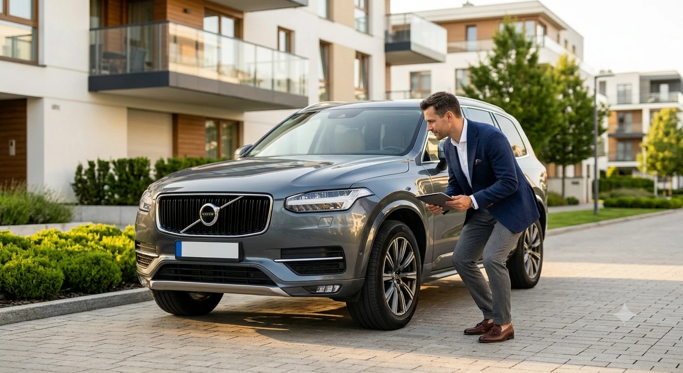 Ekspert Auto Skup Warszawa Wilanów ogląda drugie auto typu SUV Szybka sprzedaż drugiego auta SUV Warszawa Wilanów rzeczoznawca