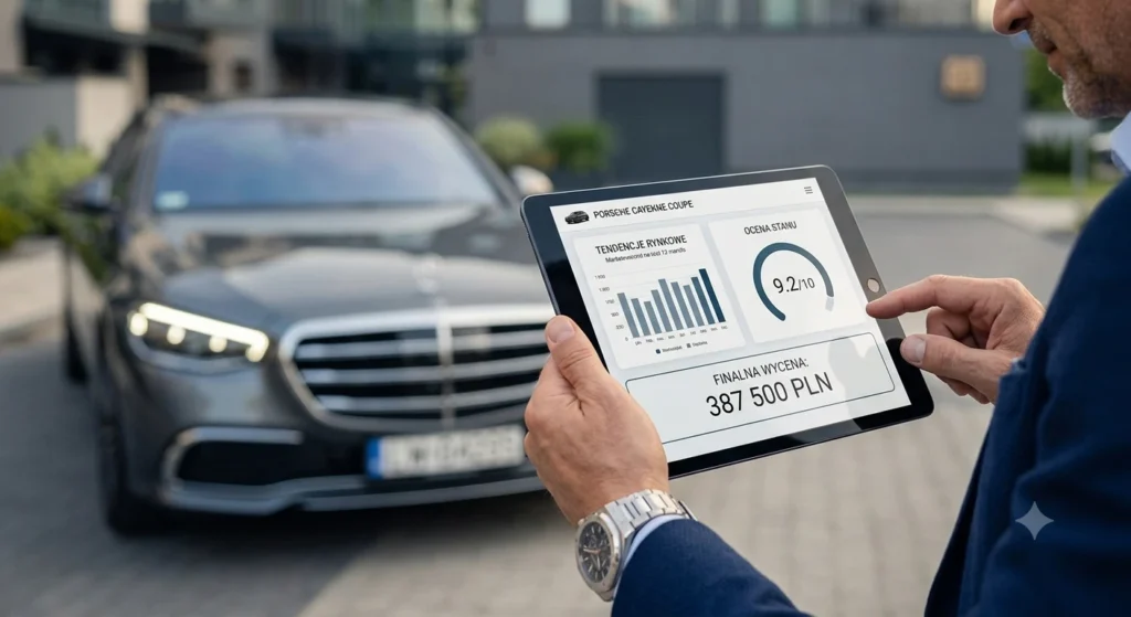 Transparentna wycena auta premium w systemie Auto Skup Warszawa Wilanów.